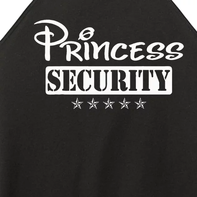 Princess Security Team Birthday Family Trip Dad Mom Daughter Women’s Perfect Tri Rocker Tank