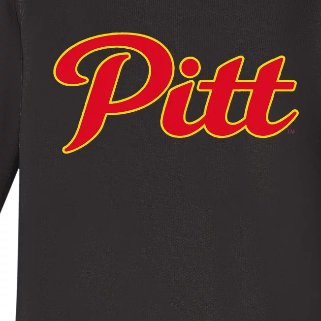 Pittsburg State University Gorillas Pitt State Script Baby Long Sleeve Bodysuit