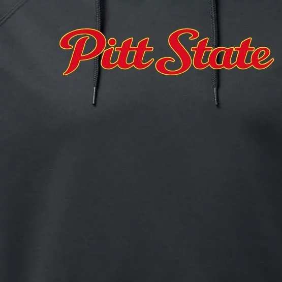 Pittsburg State University Gorillas Pitt State Script Performance Fleece Hoodie