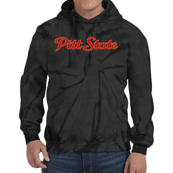 Pittsburg State University Gorillas Pitt State Script Tie Dye Hoodie