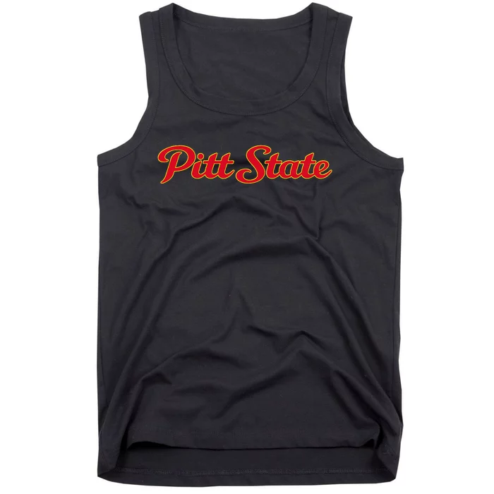 Pittsburg State University Gorillas Pitt State Script Tank Top