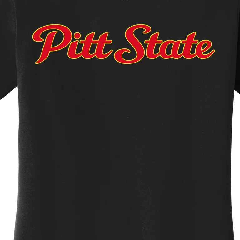 Pittsburg State University Gorillas Pitt State Script Women's T-Shirt