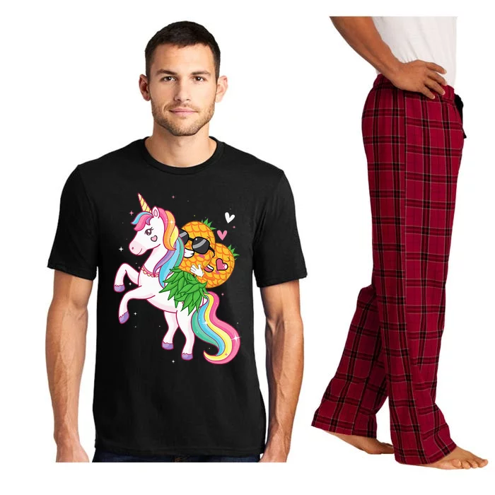 Pineapple Swinger Unicorn  Swinging Lifestyle Polyamory Pajama Set