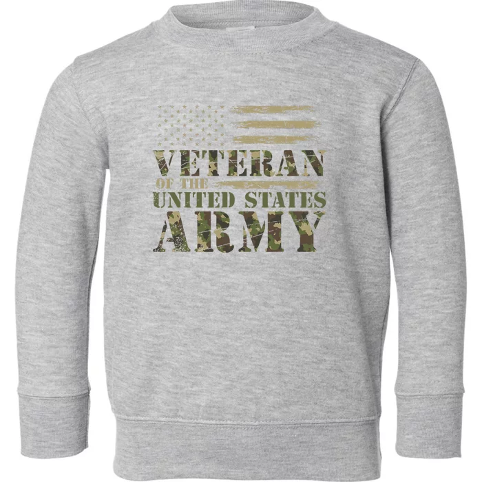 Proud Soldier United States Army USA Flag Toddler Sweatshirt