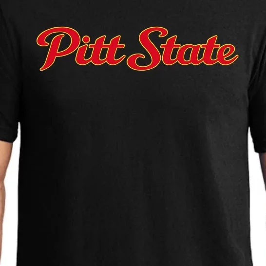 Pittsburg State University Gorillas Pitt State Script Logo Pajama Set