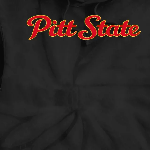 Pittsburg State University Gorillas Pitt State Script Tie Dye Hoodie