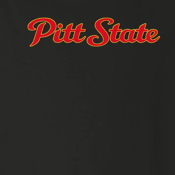 Pittsburg State University Gorillas Pitt State Script Toddler Long Sleeve Shirt