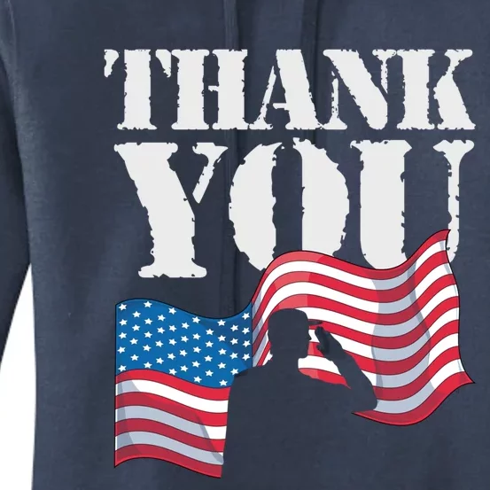 Patriotic Soldier Veteran Us Flag American Memorial Day Funny Gift Women's Pullover Hoodie