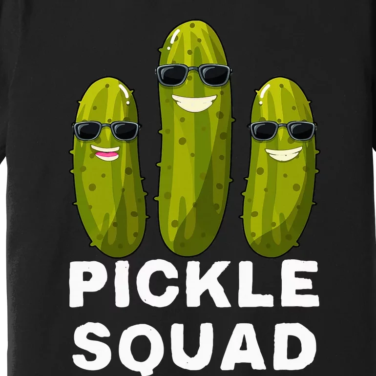 Pickle Squad Vegan Dill Pickle Premium T-Shirt