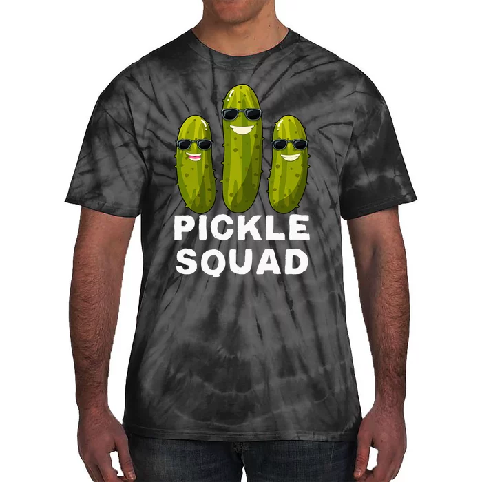 Pickle Squad Vegan Dill Pickle Tie-Dye T-Shirt