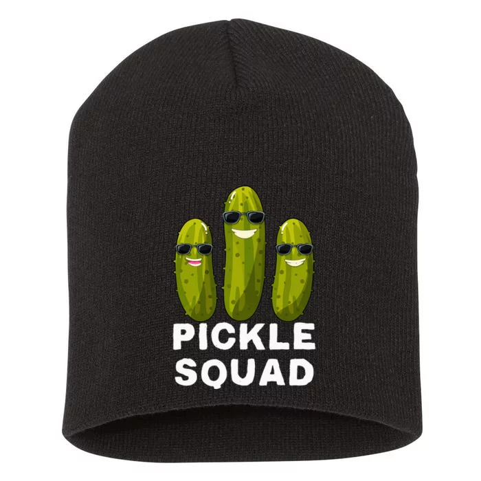 Pickle Squad Vegan Dill Pickle Short Acrylic Beanie