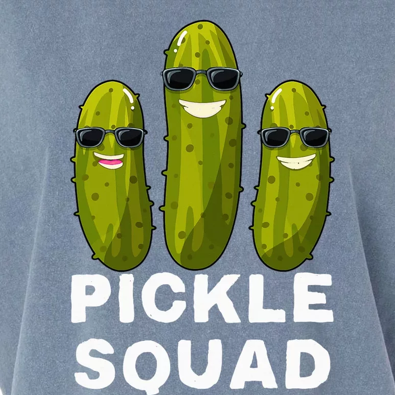 Pickle Squad Vegan Dill Pickle Garment-Dyed Women's Muscle Tee