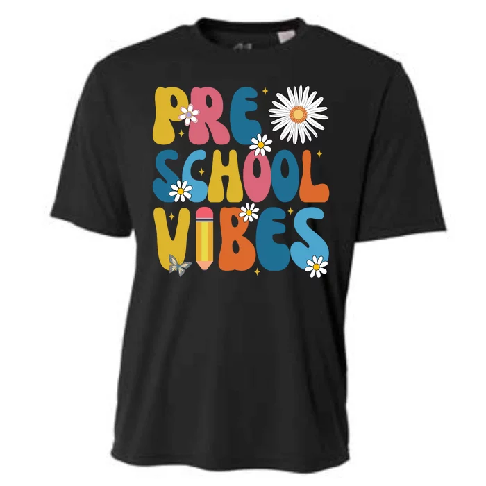 Pre School Vibes Back To School Gift Cooling Performance Crew T-Shirt