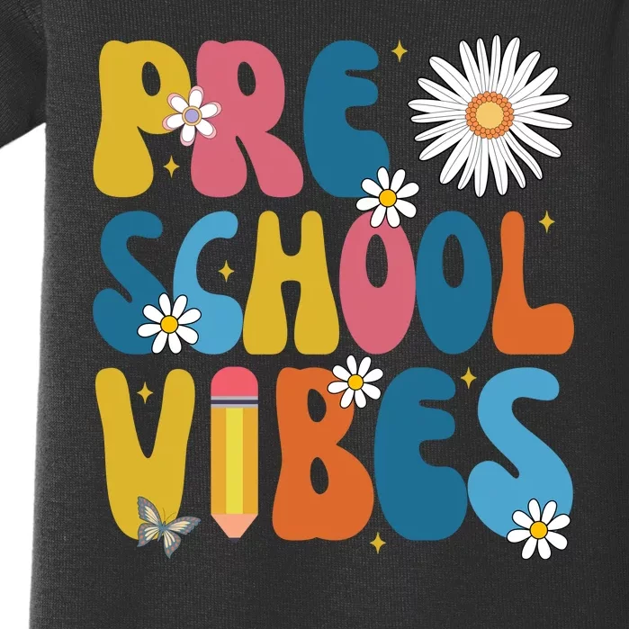 Pre School Vibes Back To School Gift Baby Bodysuit