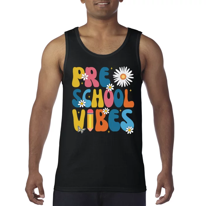 Pre School Vibes Back To School Gift Tank Top