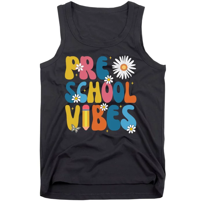 Pre School Vibes Back To School Gift Tank Top