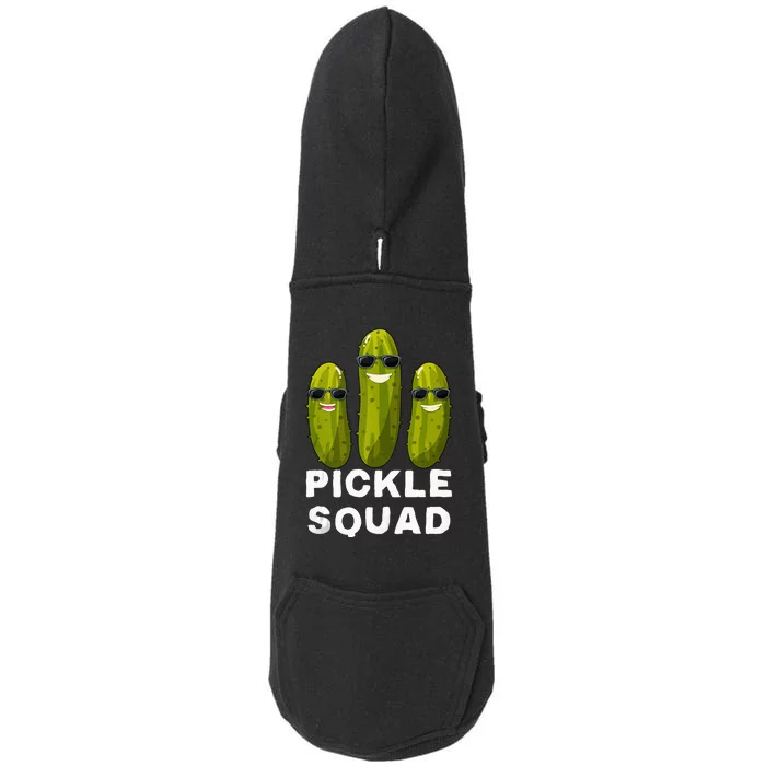 Pickle Squad Vegan Dill Pickle Costume Adult Pickle Squad Tank Top Doggie 3-End Fleece Hoodie