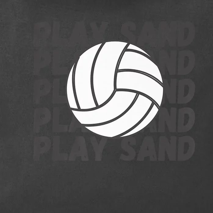 Play Sand Volleyball Zip Tote Bag