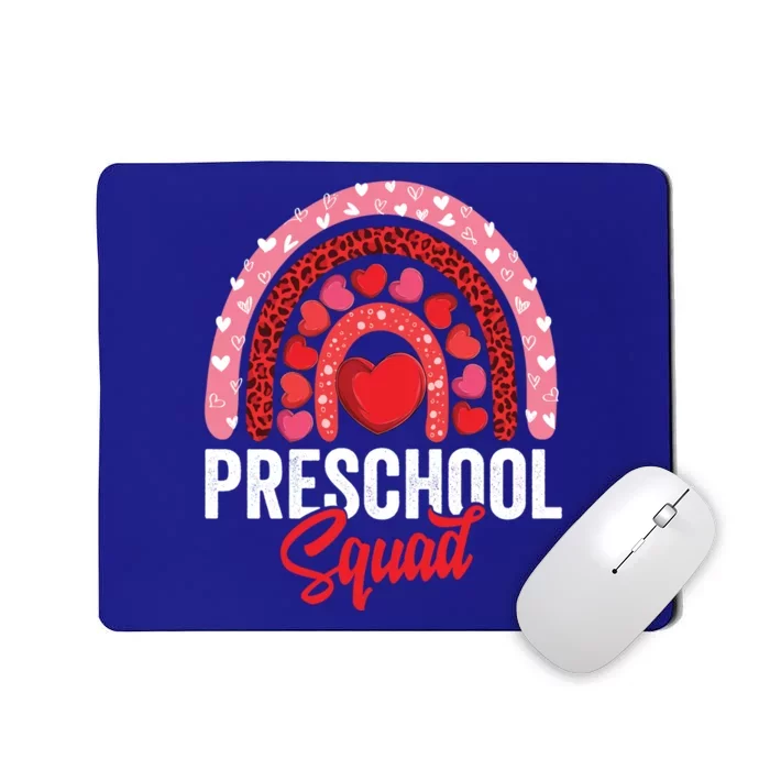 Preschool Squad Valentines Day Rainbow Teacher And Gift Mousepad