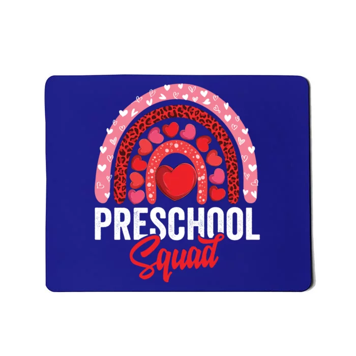 Preschool Squad Valentines Day Rainbow Teacher And Gift Mousepad