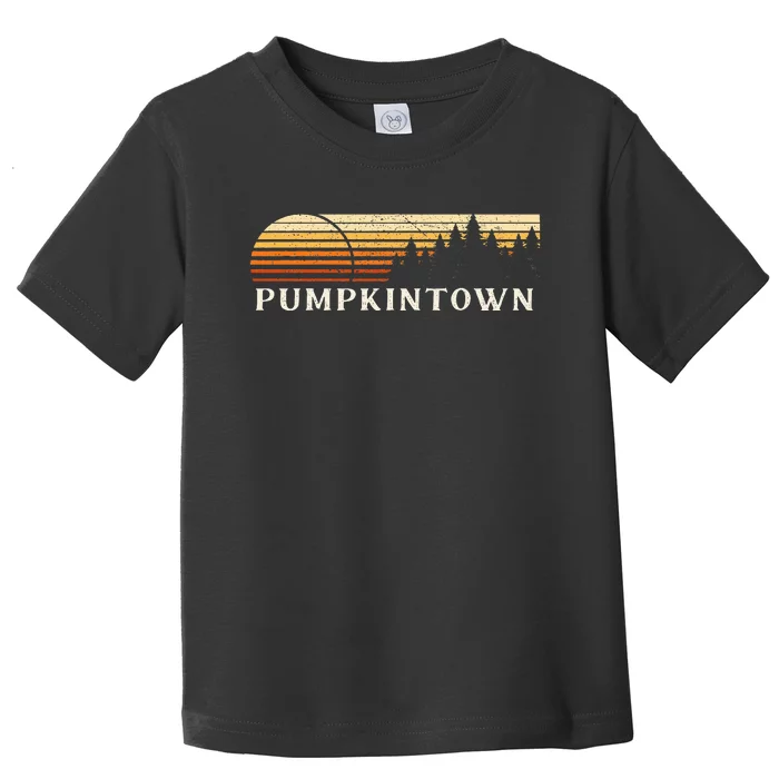 Pumpkintown Sc Vintage Evergreen Sunset Eighties Toddler T-Shirt