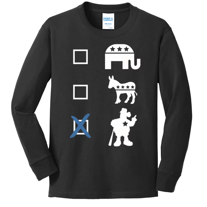 Phillygoat Store Vote Kids Long Sleeve Shirt