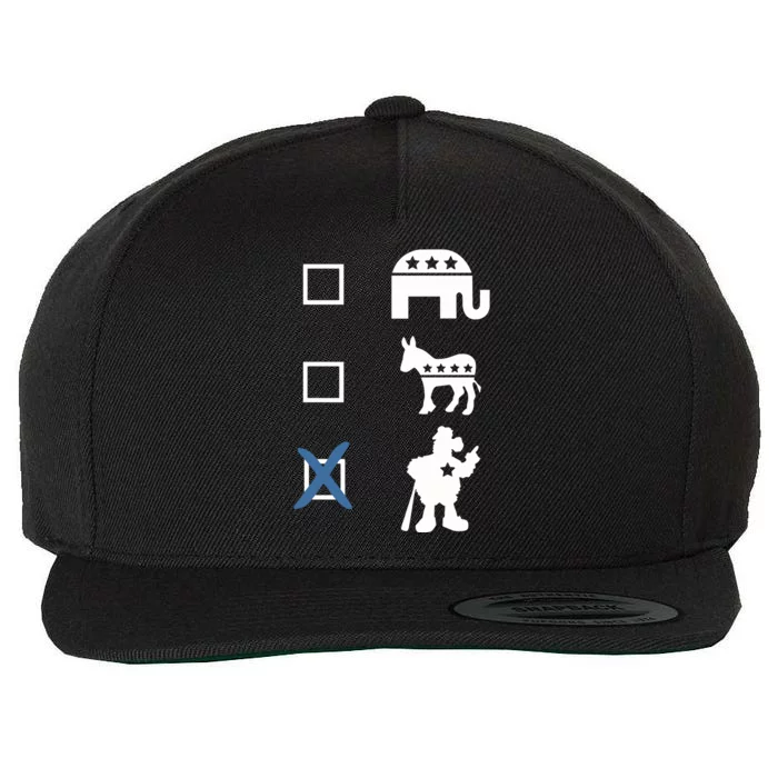 Phillygoat Store Vote Wool Snapback Cap