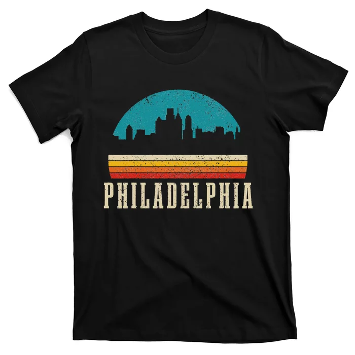 Philadelphia Skyline Vintage Pride Pennsylvania T-Shirt