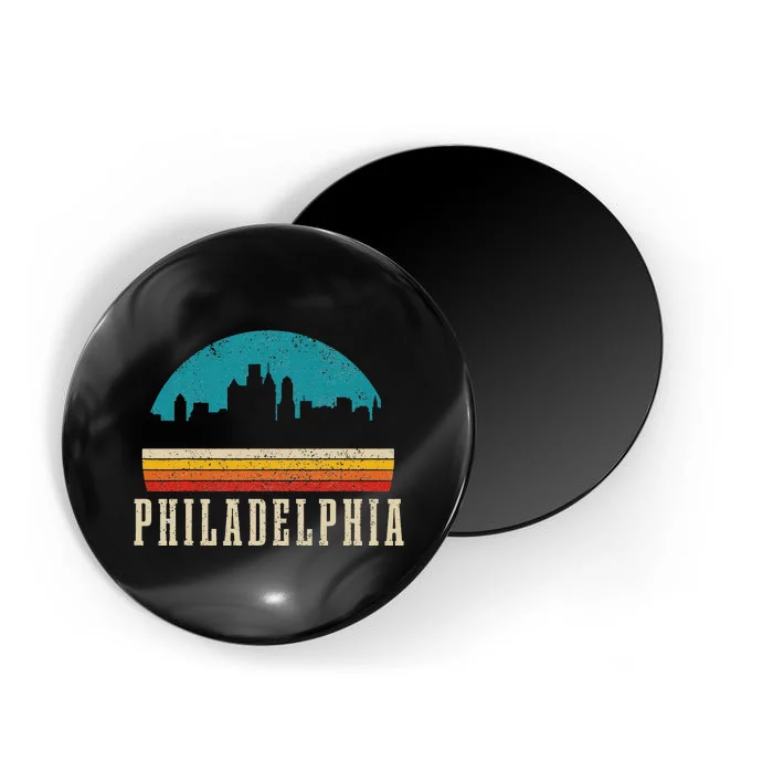 Philadelphia Skyline Vintage Pride Pennsylvania Magnet