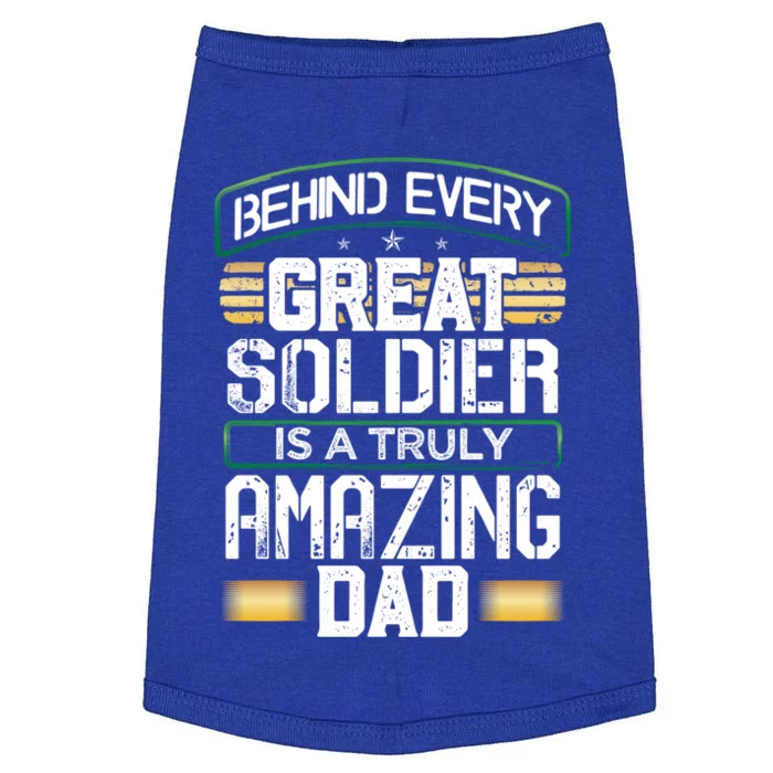 Proud Soldier Veteran Fathers Day Christmas Birthday Gift Doggie Tank