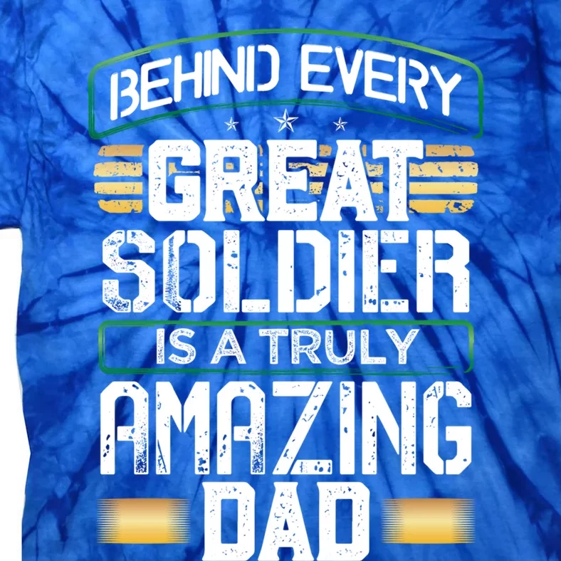 Proud Soldier Veteran Fathers Day Christmas Birthday Gift Tie-Dye T-Shirt