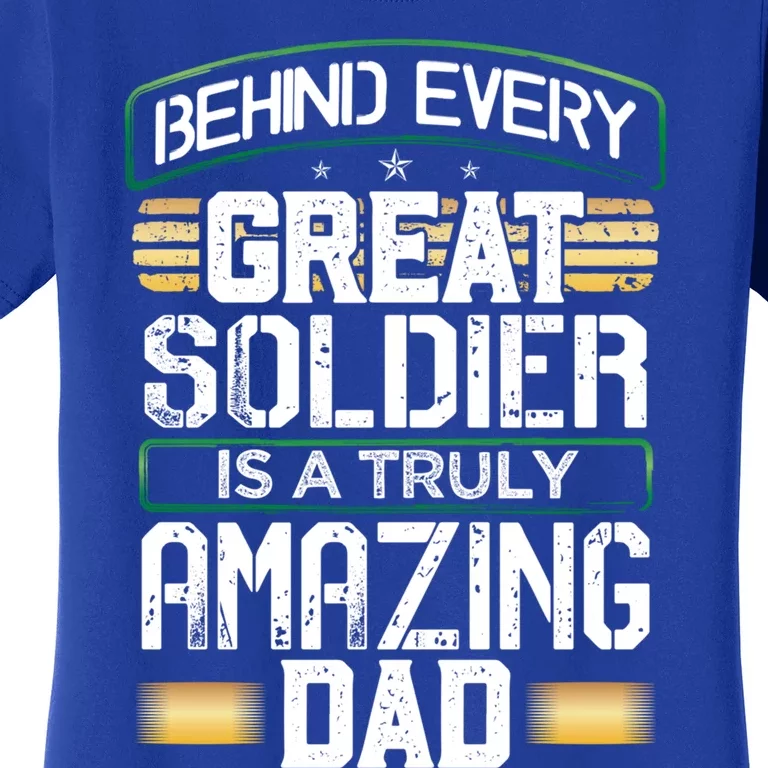 Proud Soldier Veteran Fathers Day Christmas Birthday Gift Women's T-Shirt