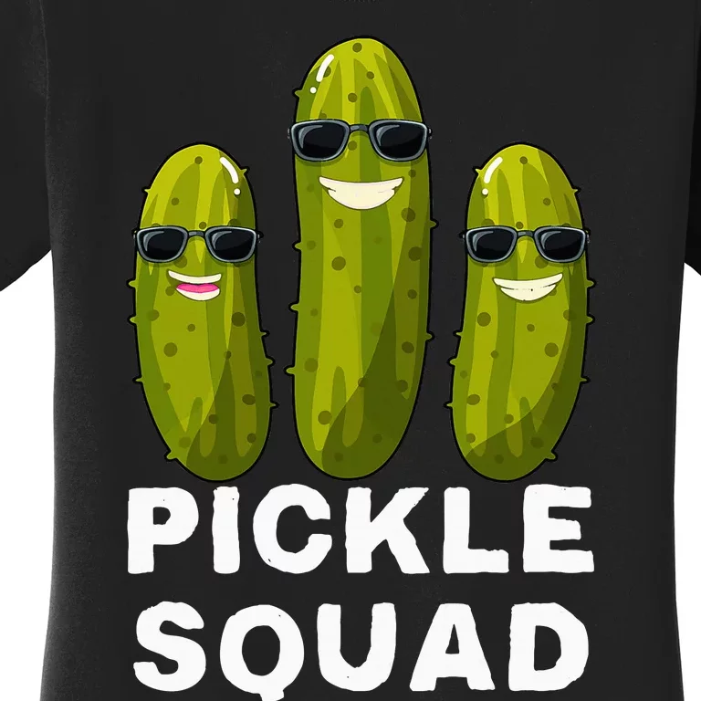 Pickle Squad Vegan Dill Pickle Costume Adult Pickle Squad Women's T-Shirt