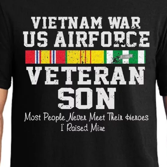 Proud Son Vietnam War Veteran Son Veteran's Day Gift Pajama Set