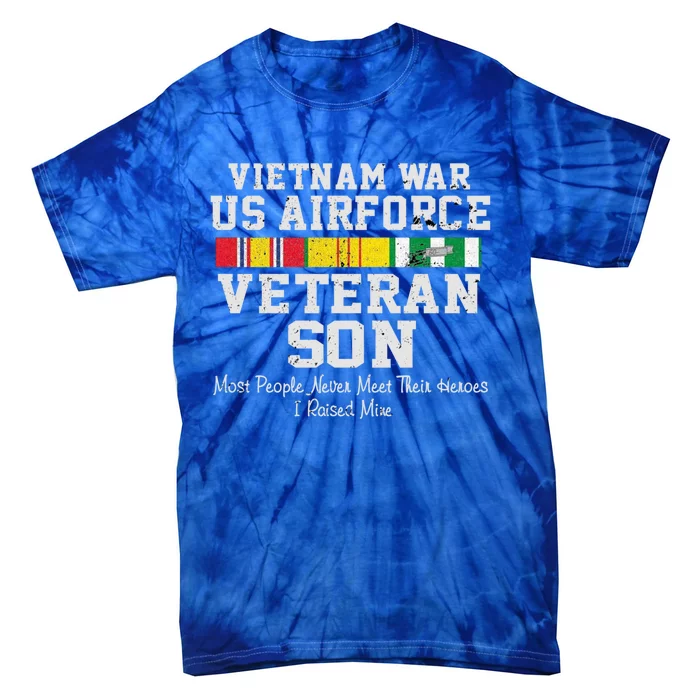 Proud Son Vietnam War Veteran Son Veteran's Day Gift Tie-Dye T-Shirt