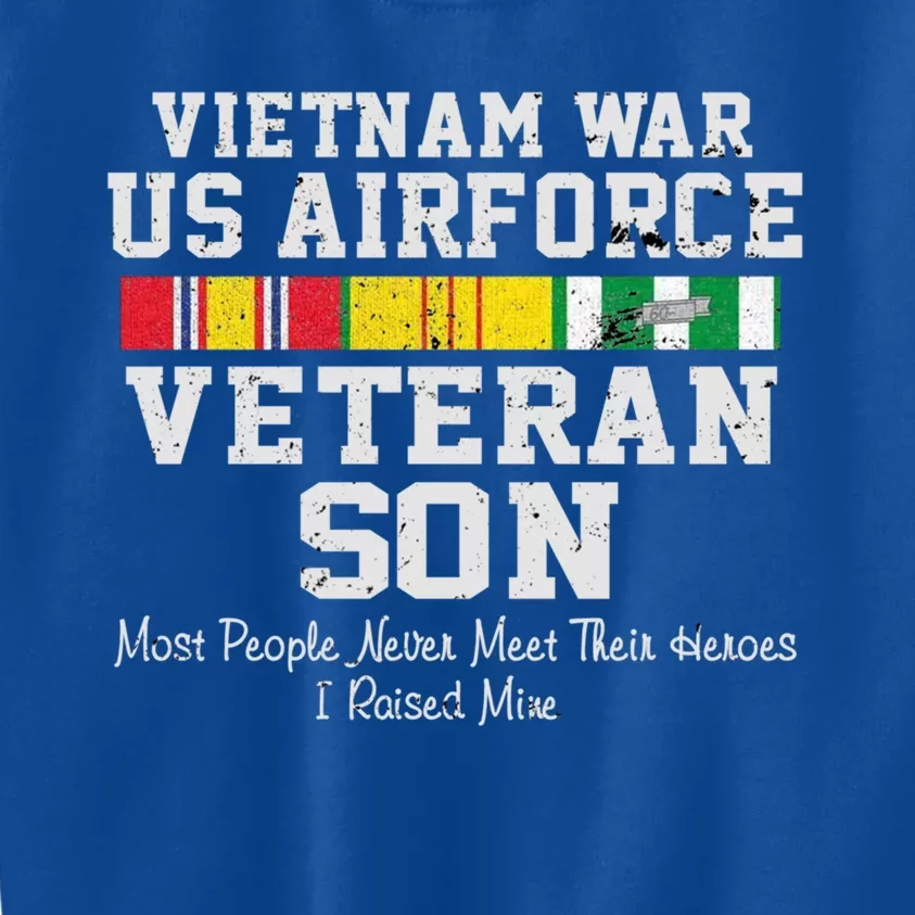 Proud Son Vietnam War Veteran Son Veteran's Day Gift Kids Sweatshirt