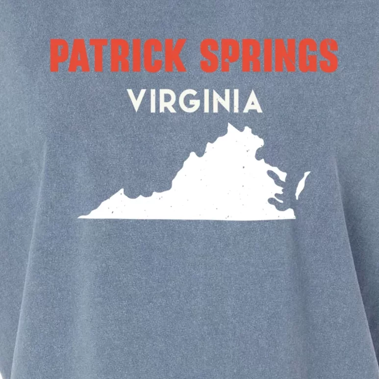 Patrick Springs Virginia Usa State America Travel Virginian Gift Garment-Dyed Women's Muscle Tee