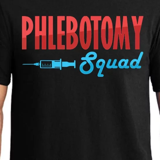 Phlebotomy Squad Veins Syringe Phlebotomist Needle Gift Pajama Set