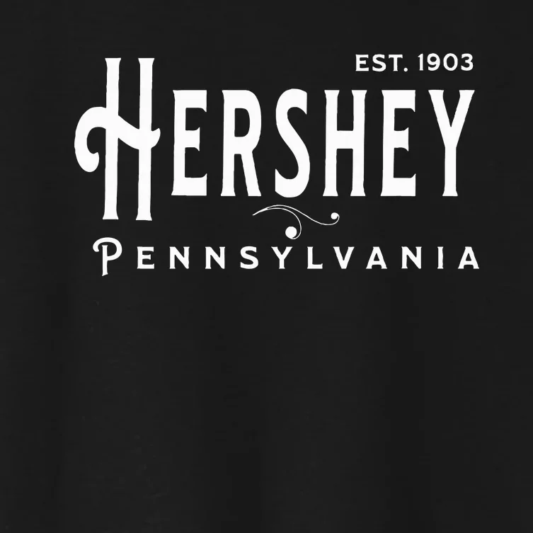 Pennsylvania Souvenir Visit Hershey Women's Crop Top Tee