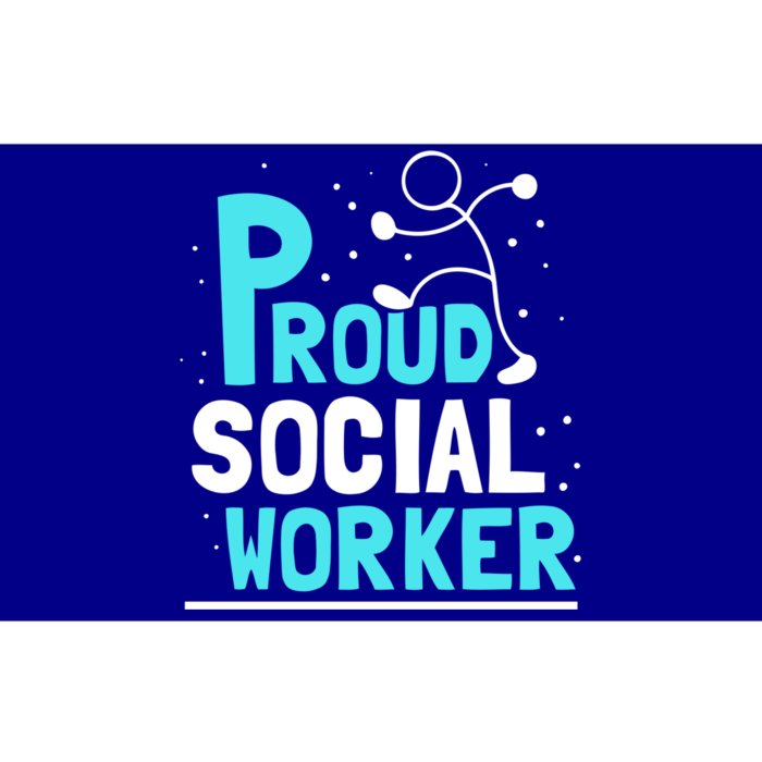 Proud Social Worker Graduation Work Job Cool Gift Bumper Sticker