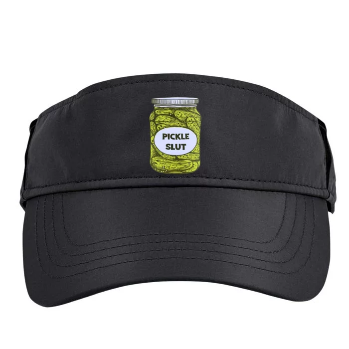 Pickle Slut Who Loves Pickles Apaprel Adult Drive Performance Visor