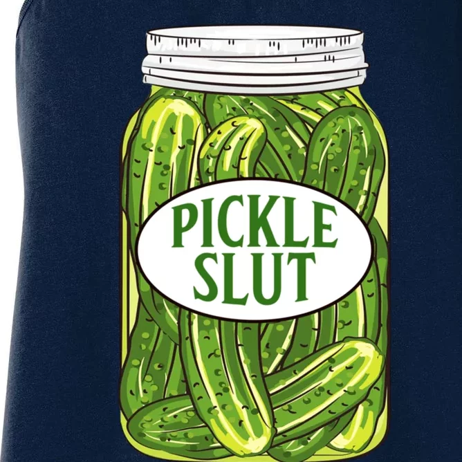 Pickle Slut Who Loves Pickles Apaprel Women's Racerback Tank