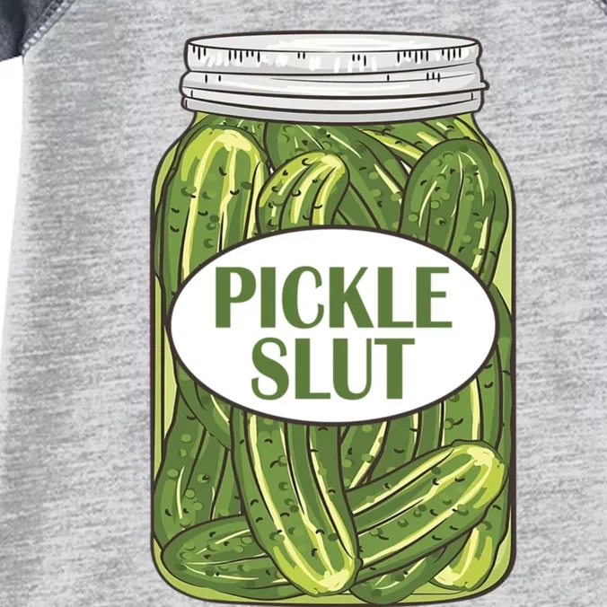 Pickle Slut Who Loves Pickles Apaprel P.ullover Infant Baby Jersey Bodysuit