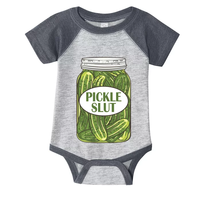 Pickle Slut Who Loves Pickles Apaprel P.ullover Infant Baby Jersey Bodysuit