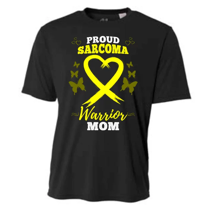 Proud Sarcoma Warrior Mom Sarcoma Awareness Bone Cancer Great Gift Cooling Performance Crew T-Shirt