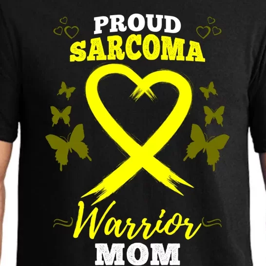 Proud Sarcoma Warrior Mom Sarcoma Awareness Bone Cancer Great Gift Pajama Set