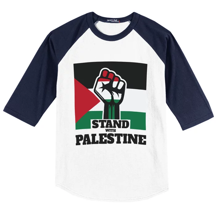 Palestine Stand With Palestine Pray For Palestine Baseball Sleeve Shirt