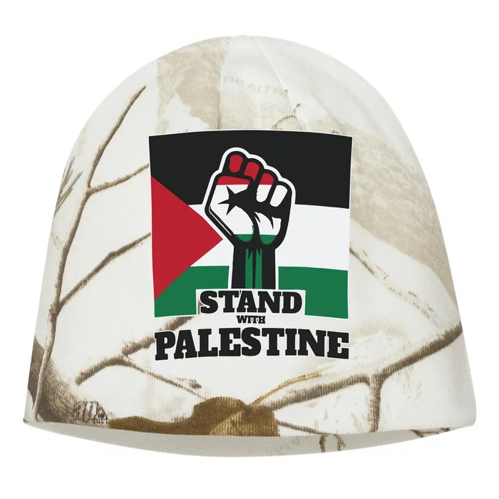 Palestine Stand With Palestine Pray For Palestine Kati - Camo Knit Beanie