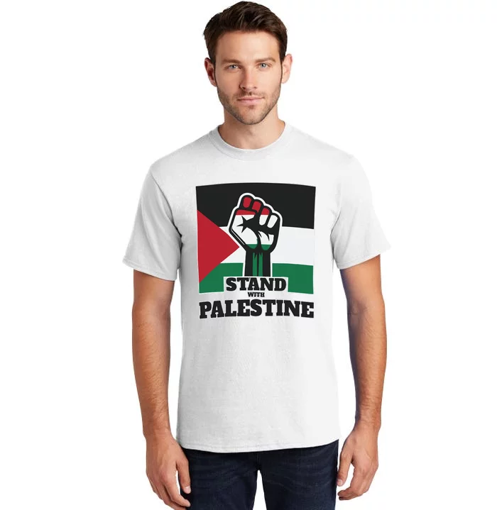 Palestine Stand With Palestine Pray For Palestine Tall T-Shirt