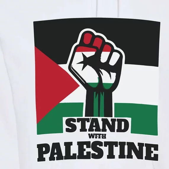 Palestine Stand With Palestine Pray For Palestine Premium Hoodie